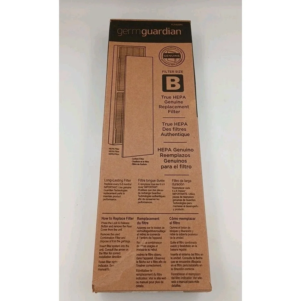 Genuine GermGuardian Filter Size B HEPA Air Purifier FLT4825PC‎ FLT4825 AC4300
